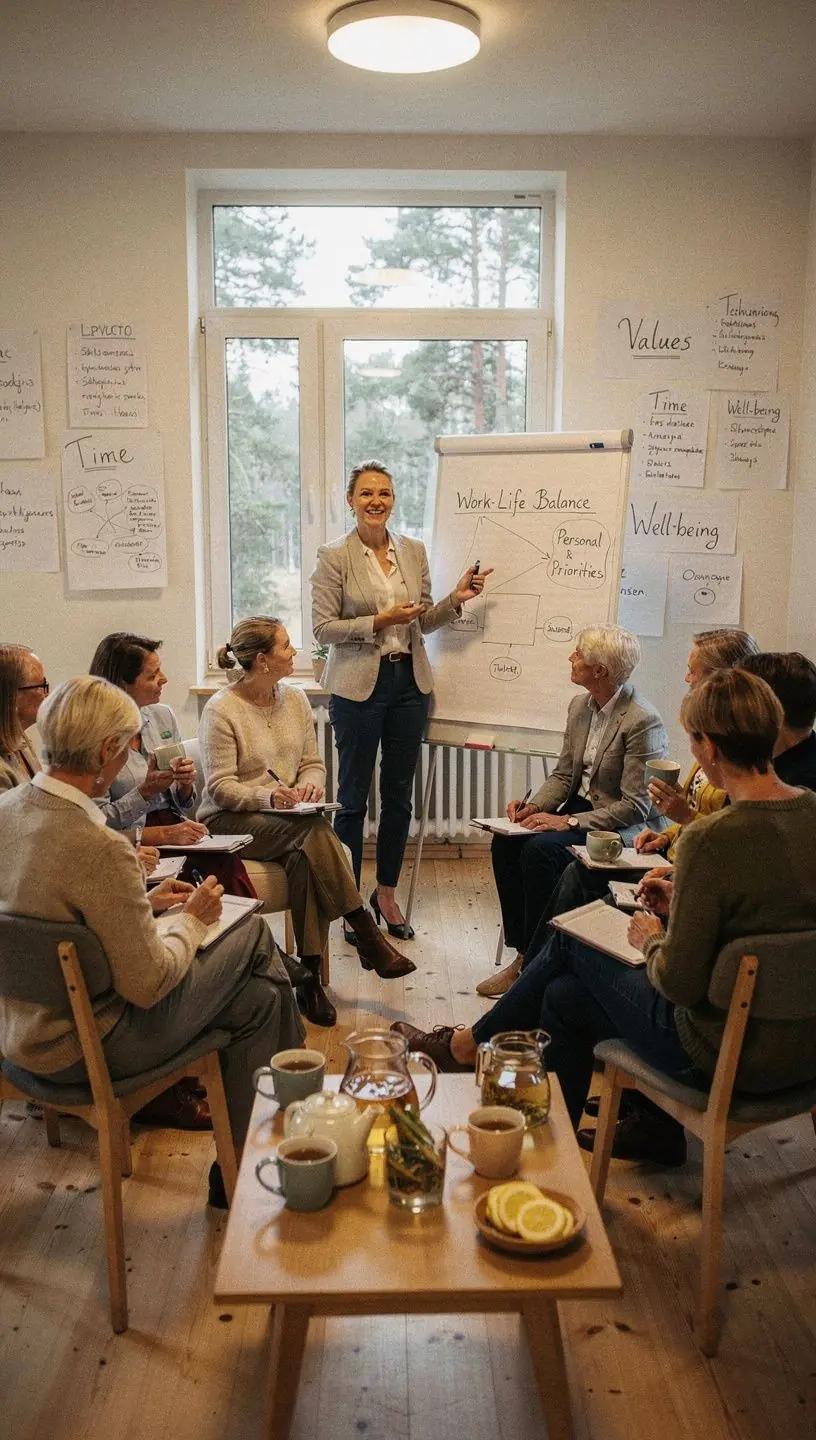 Karjeras pāreju vadība vidējā vecumā.